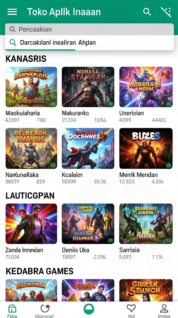 satset138 - Tangkapan layar dengan tampilan menu game yang menarik.