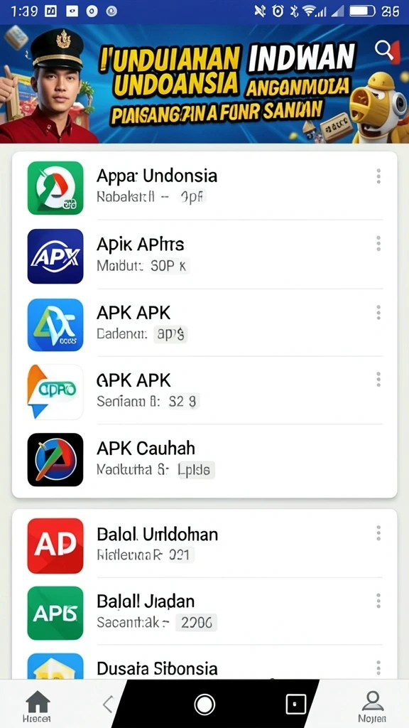 wajik777 - Gambaran antarmuka utama yang menarik.